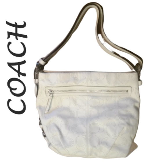 Coach North South Laser Cut Shoulder Bag